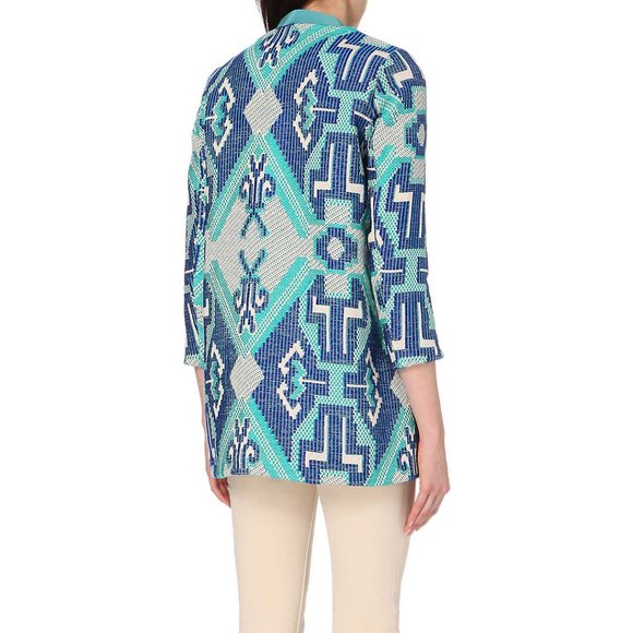 NWT Maje Grenade jacquard cotton-blend coat - Picture 5 of 12